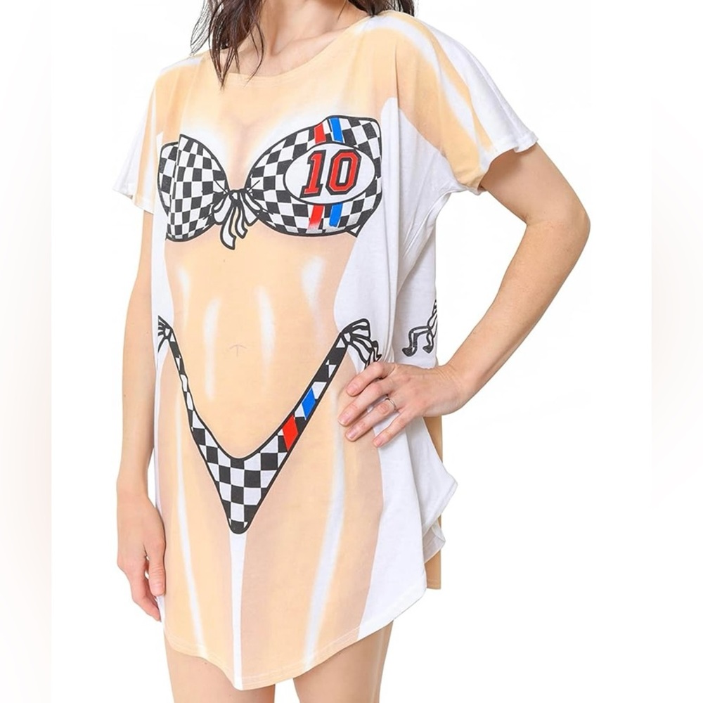 UO Vintage x L.A. Imprints Bikini Cover Up Tee